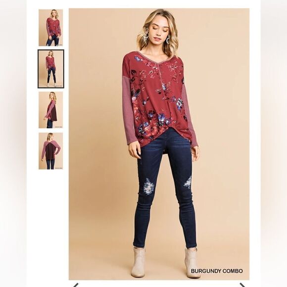 Umgee Easy Decision Top size large NWT - Picture 2 of 6